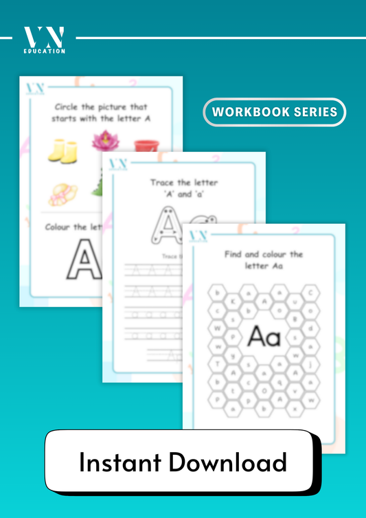 Letter A - 3 Page Worksheets
