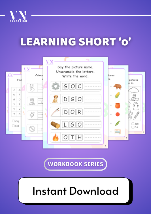Short O Workbook