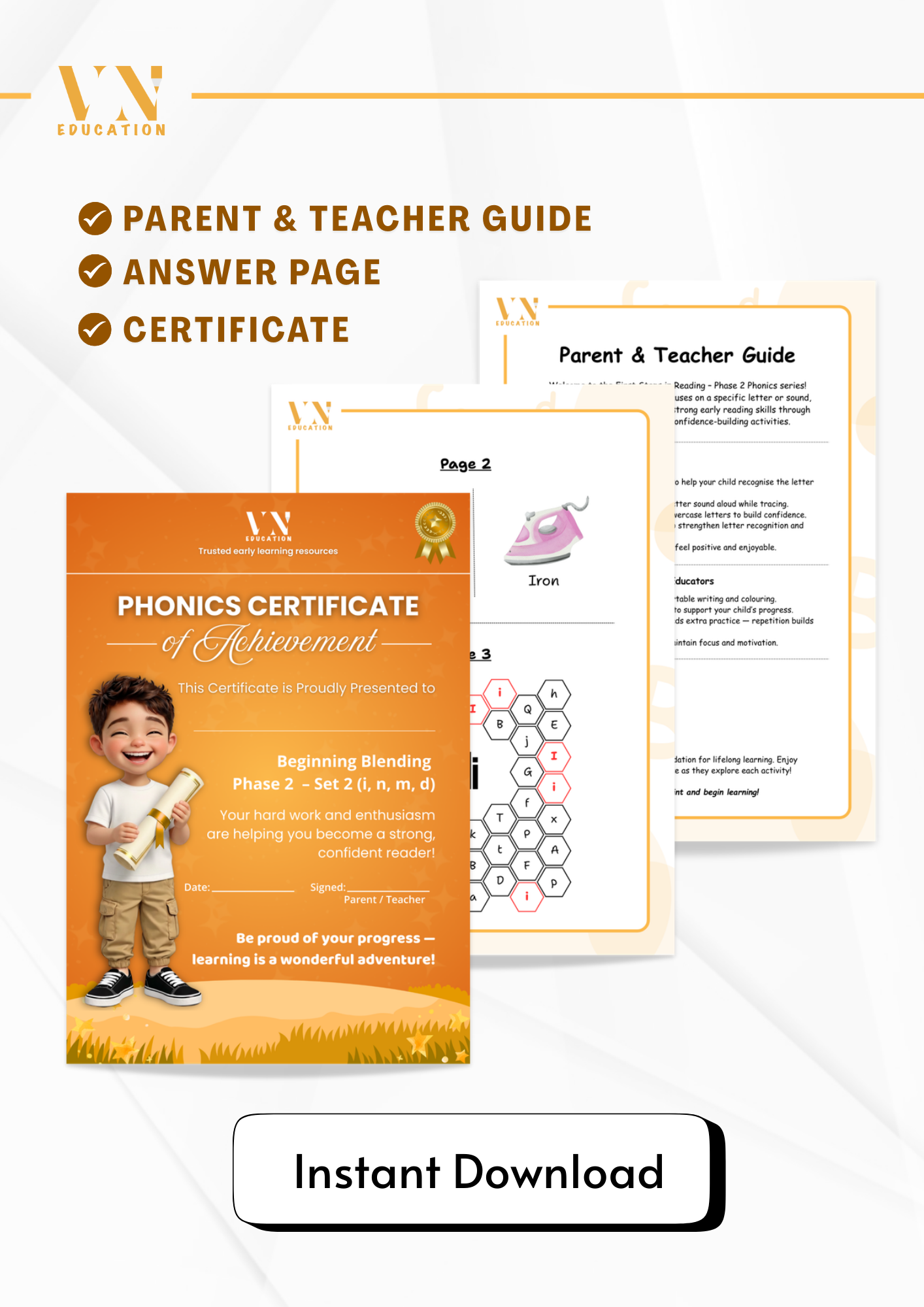 Letter i Phonics Worksheets | Beginning Blending Activities