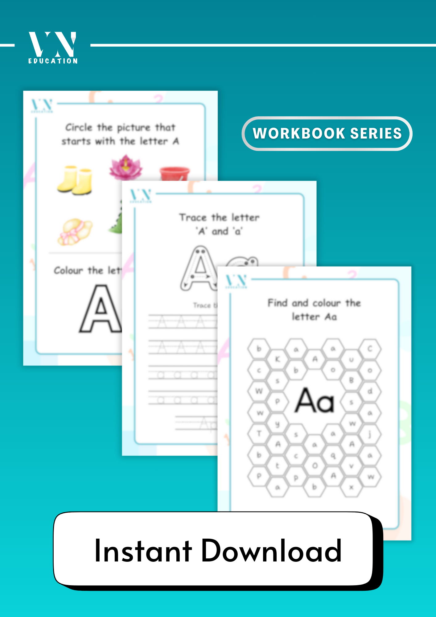 A–Z Alphabet Worksheet Bundle
