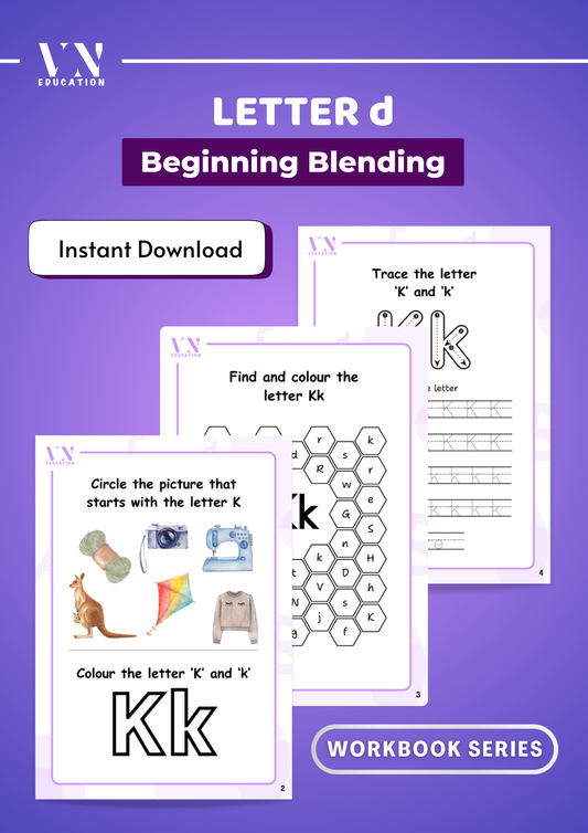Letter k Phonics Worksheets | Beginning Blending Activities