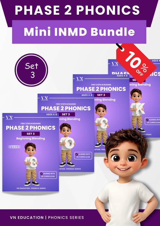 Phase 2 Phonics Mini Bundle — G O C K