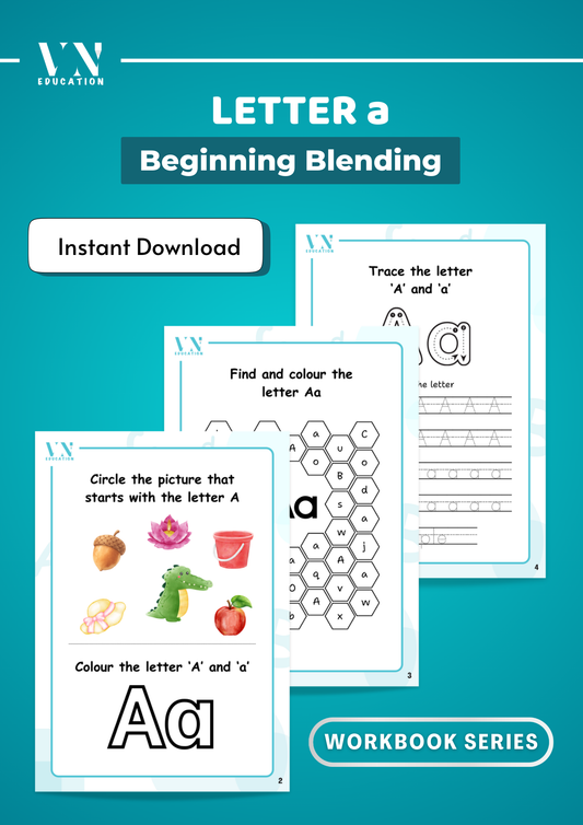 Letter a Phonics Worksheets | Beginning Blending Activities
