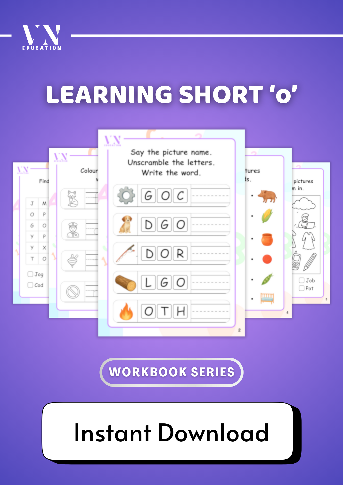 Short O Workbook