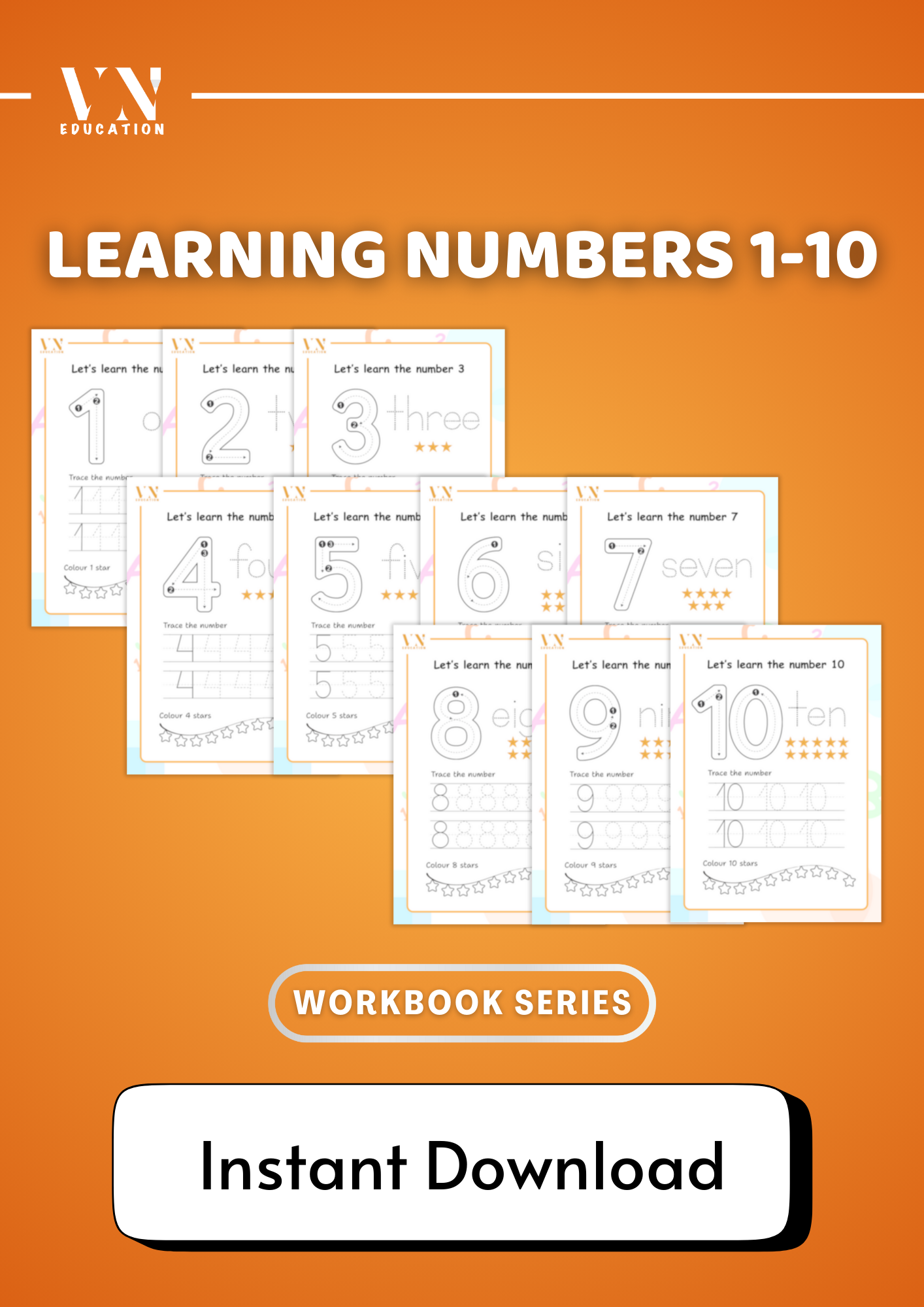 Numbers 1–10 Workbook