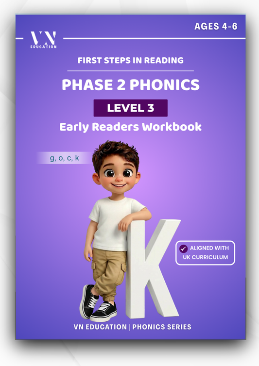 Letter k Phonics Workbook | Phase 2 SATP Set