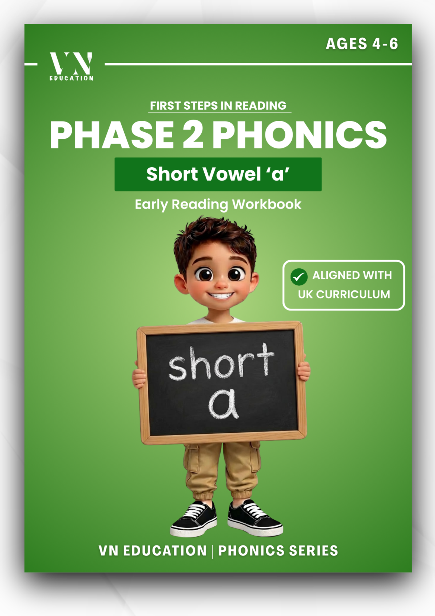 Short 'a' Phase 2 Phonics Workbook